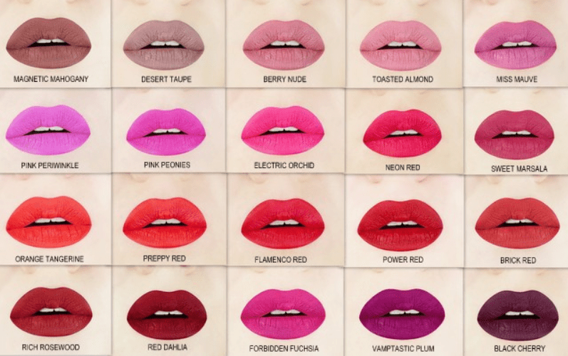 Aromi Beauty Matte Liquid Lipstick, Red Dahlia