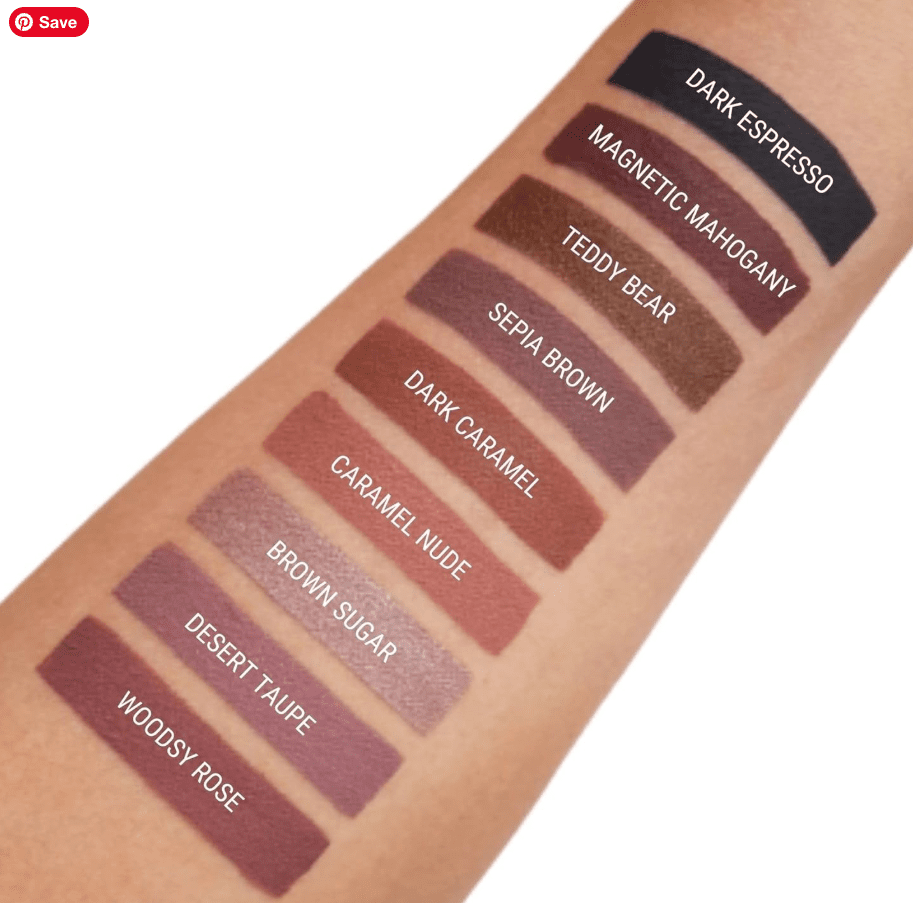 Aromi Beauty Matte Liquid Lipstick, Sepia Brown