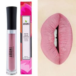 Aromi Beauty Matte Liquid Lipstick, Toasted Almond
