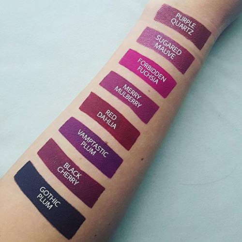 Aromi Beauty Matte Liquid Lipstick, Vamptastic Plum 