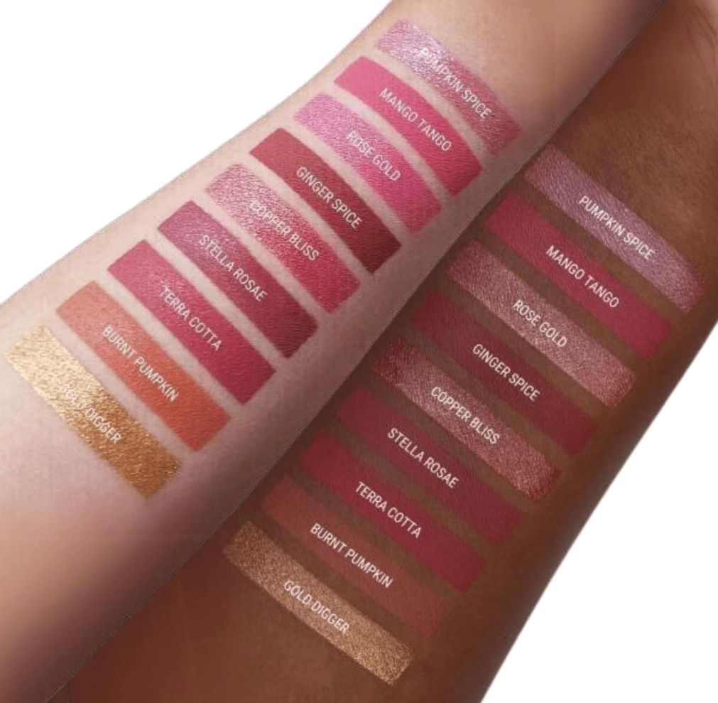 Aromi Beauty - Metallic Liquid Lipstick, Gold Digger