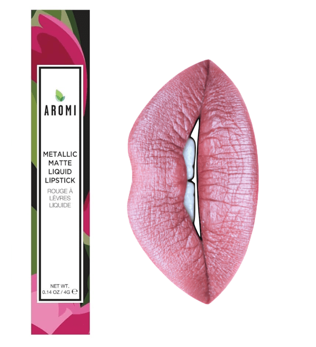 Aromi Beauty - Metallic Liquid Lipstick, Pixie Dust