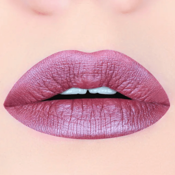 Aromi Beauty - Metallic Liquid Lipstick, Sugared Mauve