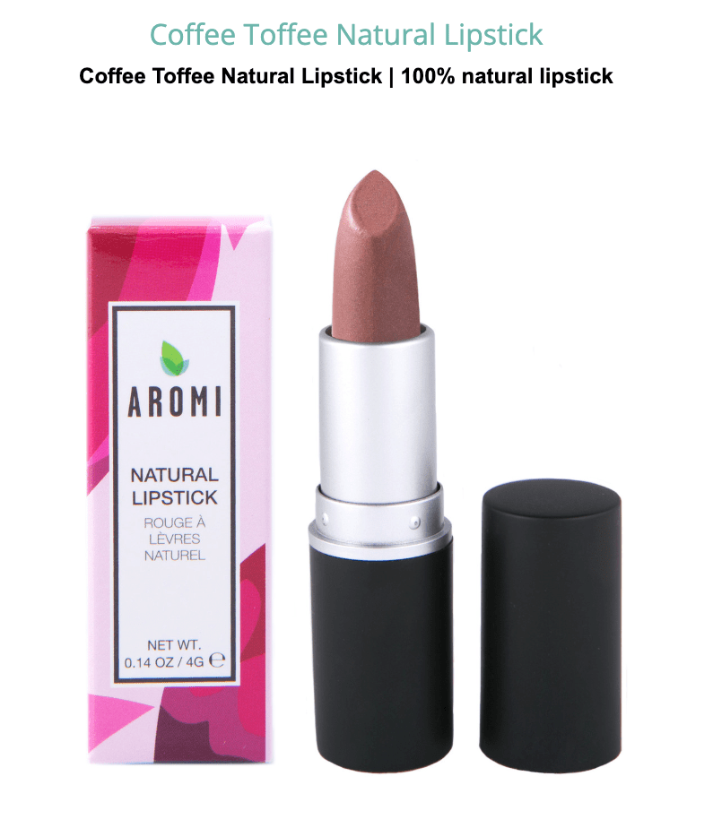 Aromi Beauty Natural Lipstick | Vegan + Cruelty-free - Coffee Toffee