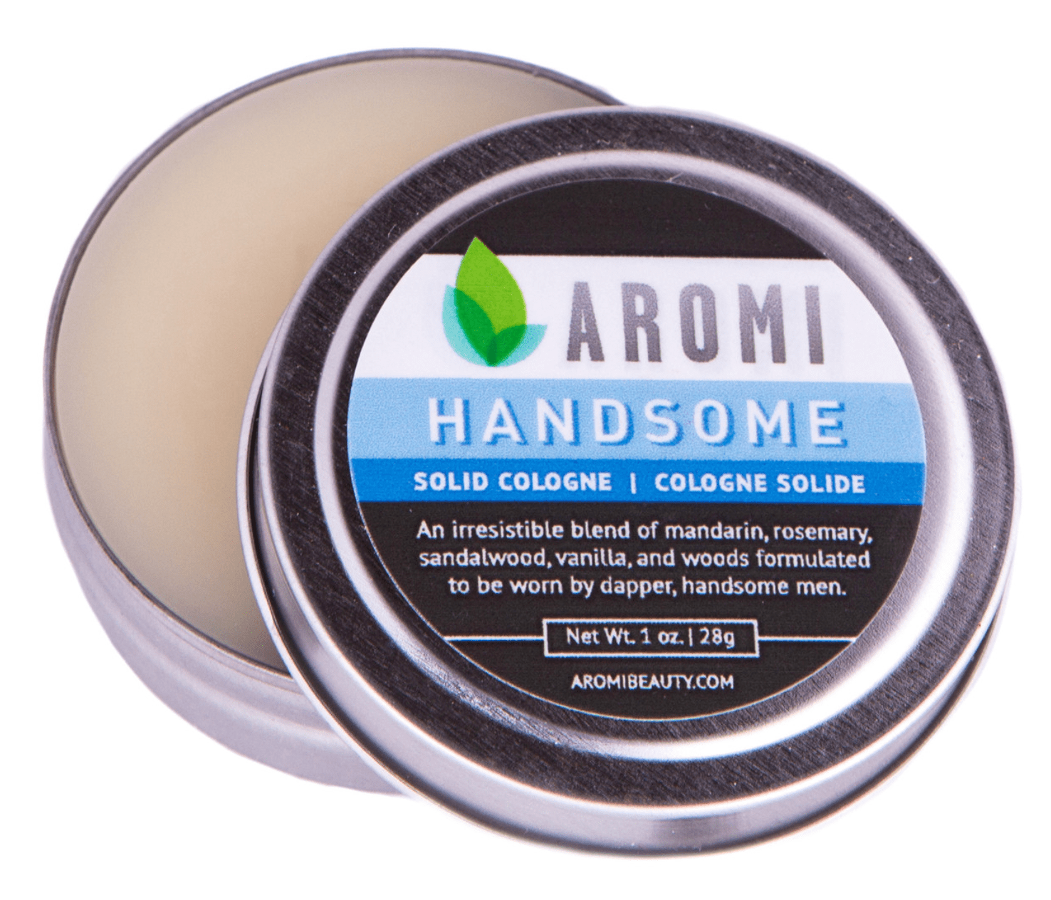 Aromi Beauty Solid Cologne, Handsome