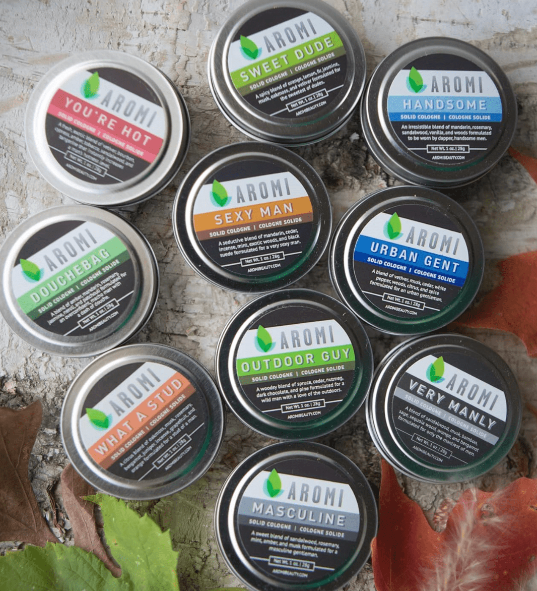 Aromi Beauty Solid Cologne, Handsome