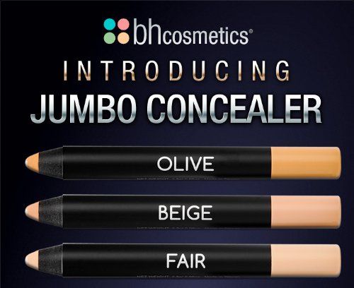 BH cosmetics Jumbo Concealer Pencil - Fair, Net Weight 2.5 g/0.08 oz