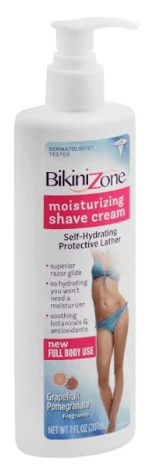Bikini Zone Moisturizing Shave Cream Grapefruit Pomegrante