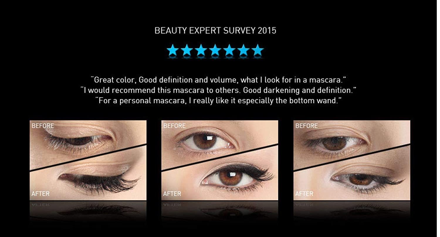 CAILYN Cosmetics 7 In 1 Dual 4D Fiber Black Mascara