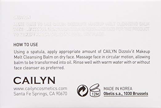 Cailyn Dizzolv'it Makeup Melt Cleansing Balm
