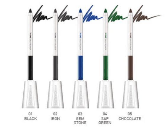 CAILYN iCONE GEL EyeLiner with Sharpner Holder, Sap Green (04)