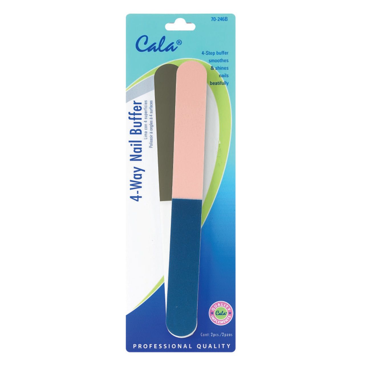 CALA 4-WAY NAIL BUFFER (2 PCS / PK) CALA 4-WAY NAIL BUFFER (2 PCS / PK)