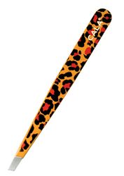 CALA Animal Print Slanted Tweezer - Leopard