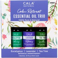 Cala essential oils calm retreat trio