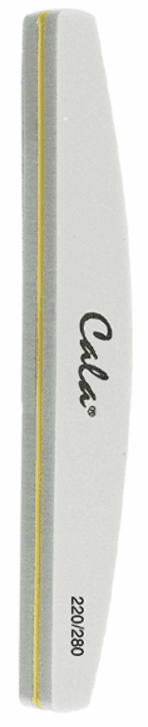 CALA Half Moon Sponge File Grit 220/280 (Yellow Center)