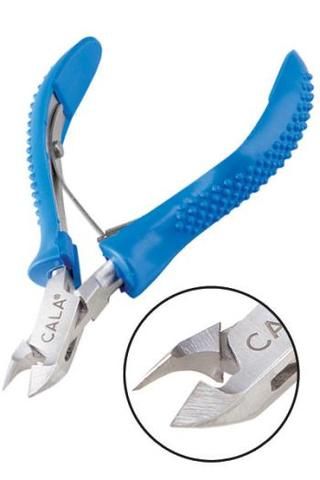 Cala Manicure Cuticle Nipper w/Comfort Blue Grip 