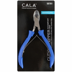 Cala Manicure Cuticle Nipper w/Comfort Blue Grip