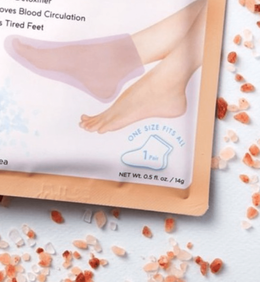 Cala Moisturizing Sea Salt Foot Mask (3 Pairs)