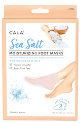Cala Moisturizing Sea Salt Foot Mask (3 Pairs)