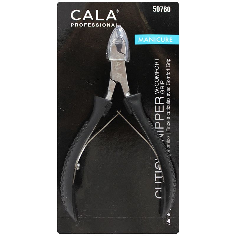 Cala Pro black grip cuticle nipper