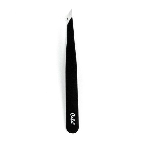 CALA PROFESSIONAL Slanted / Point Tip Tweezers, Perfectly Aligned Combination Tip [70-777B]