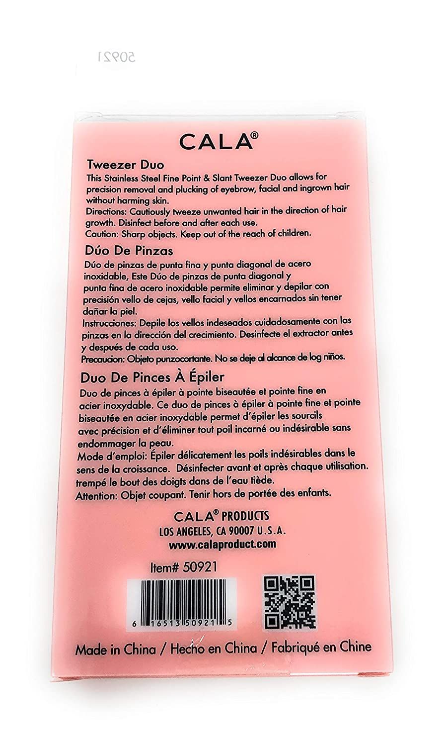 Cala Rose gold tweezer Duo (50921)