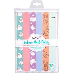 Cala salon nail files, Cat Lover (6 PCS)