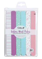 CALA Salon NAIL FILES, Cupcake (6PCS)