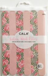 CALA Salon NAIL FILES, Dusty Rose (6PCS)