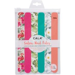 CALA salon nail files, Flamingo / Palm (6PCS)