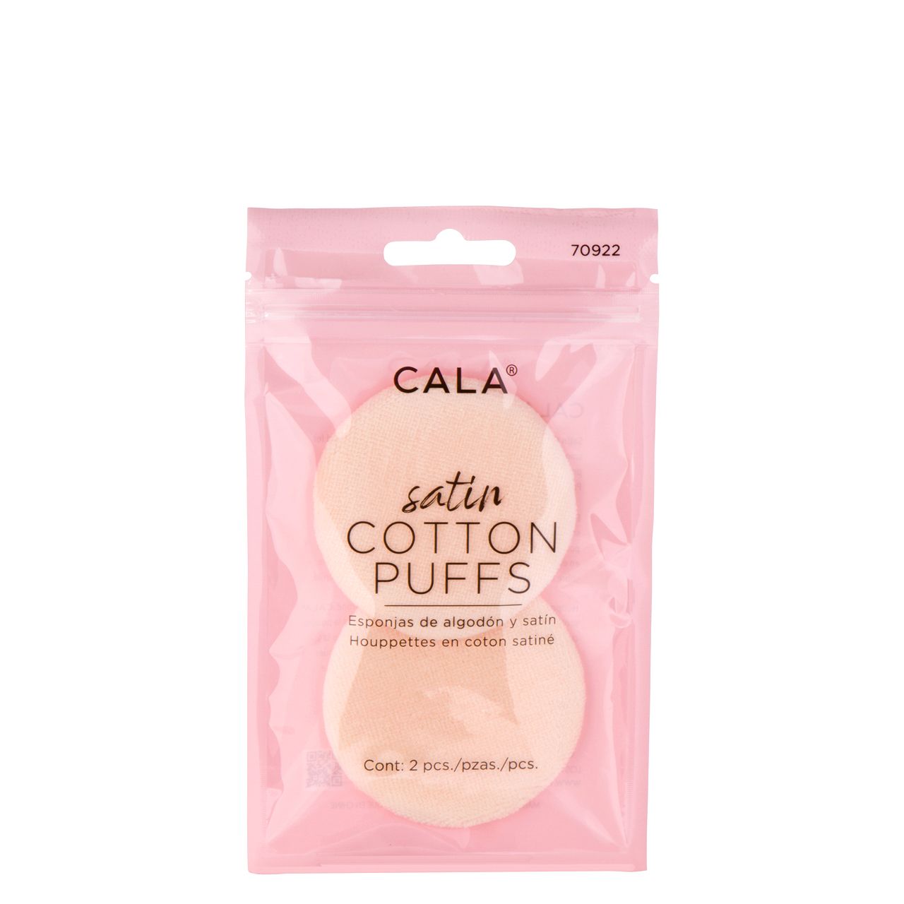 Cala Satin cotton puffs (2 PCS / PK) 