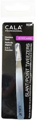 CALA Stainless Steel Slanted / Point Tip Tweezers
