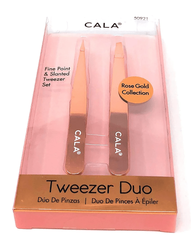 Cala Tweezer Duo - Rose Gold (Pointed & Slanted) (50921)