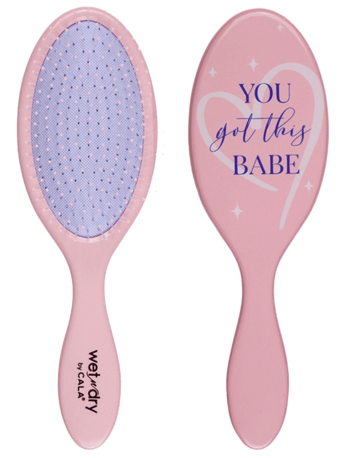 Cala Wet-N-Dry Detangling Hair Brush (You Got This Babe)