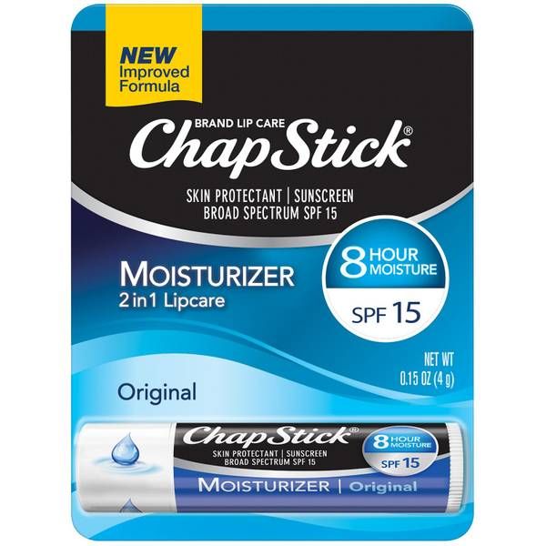 ChapStick Lip Balm Moisturizer, SPF 15 