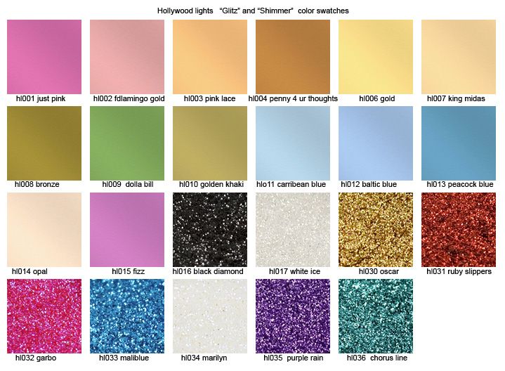 CINEMA SECRETS  Hollywood Lights Glitz - Black Diamond	