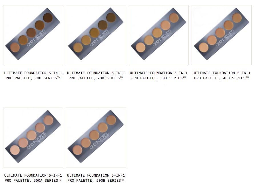 CINEMA SECRETS Ultimate Foundation 5-in-1 Pro Palette™ - 500-A Series