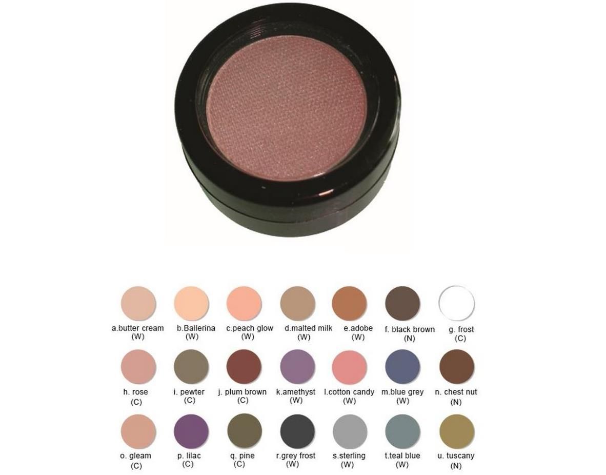 Color Me Beautiful Color Sense Single Eye Shadow - Plum Brown 