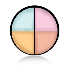 Color Me Beautiful,  Corrective Concealer Wheel
