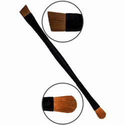 Color Me Beautiful, Dual Ended Detail Firm Eye Shadow Brush