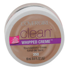 CoverGirl Clean Whipped Creme Foundation, 350 Creamy Beige