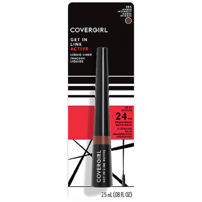 CoverGirl Get In Line Active Liquid Liner, Amber Intensity 355
