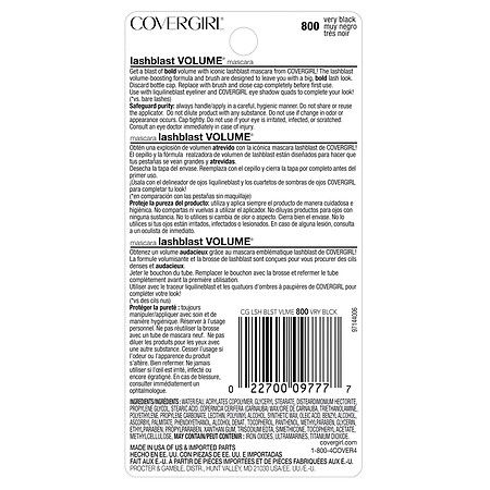 CoverGirl LashBlast Mega Volume Mascara, Very Black 800