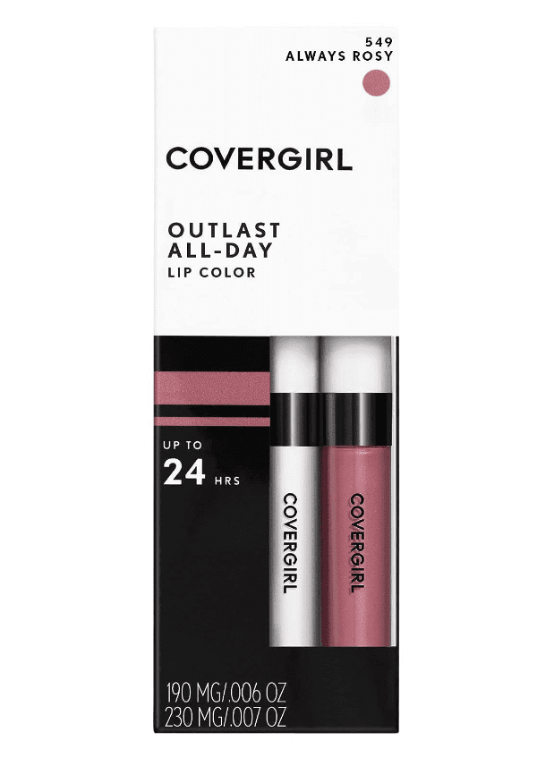 COVERGIRL Outlast All-Day Lip Color Custom Reds, Always Rosy (549)