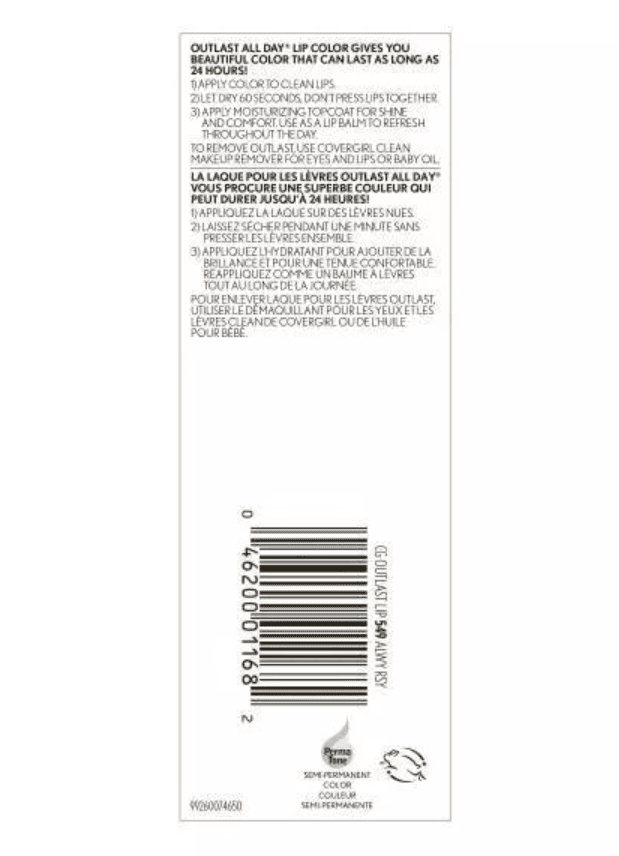 COVERGIRL Outlast All-Day Lip Color Custom Reds, Always Rosy (549)