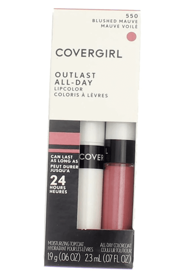 COVERGIRL Outlast All-Day Lip Color Custom Reds, Blushed Mauve (550)