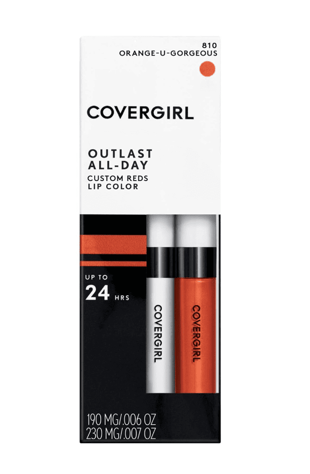 CoverGirl Outlast All Day Lippenstift – Two Step Lipcolor In My Papaya 570, 0,13 Oz / 3,7 G