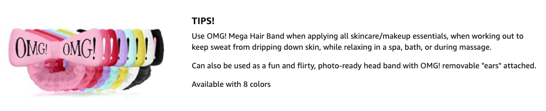 Double Dare OMG! Mega Hair Band - (Yellow)