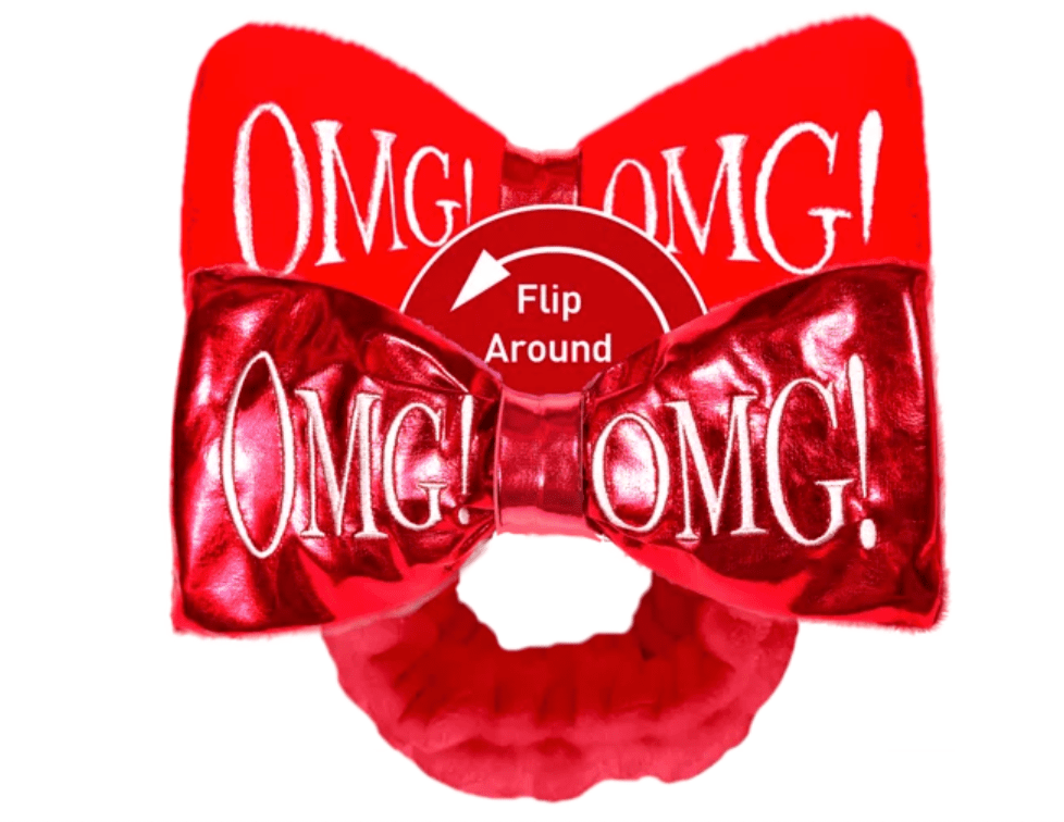 Double Dare (OMG)! Reversible Mega Hairband (Red Plush / Red Platinum)