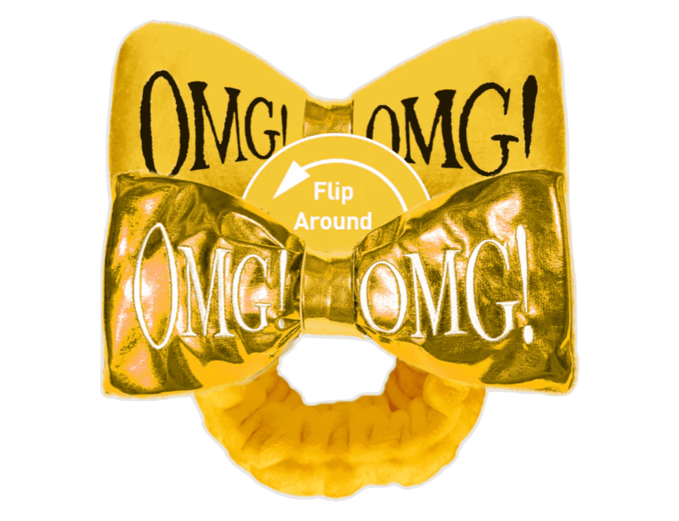 Double Dare (OMG)! Reversible Mega Hairband (Yellow)